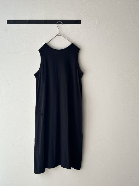 画像4: prit 48/1リサイクルヴィンテージ天竺 ノースリーブワンピース (4)