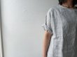画像2: prit 60/1 フレンチリネン平織 5分袖プルオーバー (2)