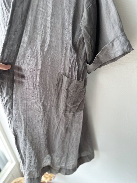 画像12: Luminaes 手染めリネン ローブカーディガン (12)