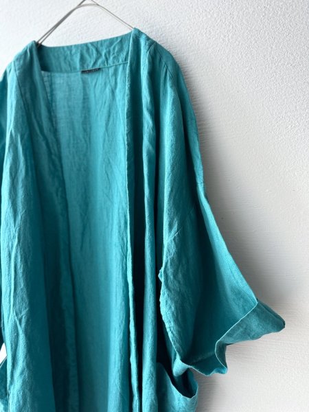 画像19: Luminaes 手染めリネン ローブカーディガン (19)