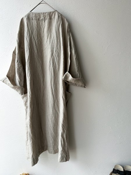 画像16: Luminaes 手染めリネン ローブカーディガン (16)