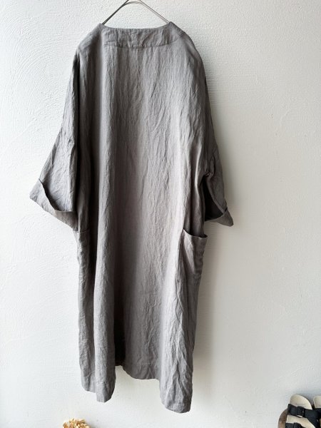 画像13: Luminaes 手染めリネン ローブカーディガン (13)