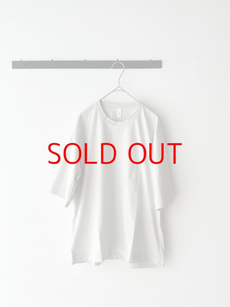 画像8: prit 70/2コンパクト天竺 クルーネックTシャツ 【クリックポスト（185円）発送可能】 (8)