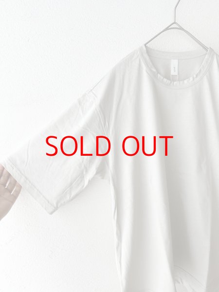 画像10: prit 70/2コンパクト天竺 クルーネックTシャツ 【クリックポスト（185円）発送可能】 (10)