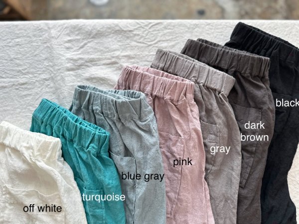 画像18: Luminaes 手染めリネン イージーPT (18)