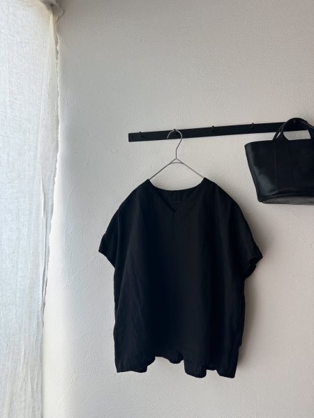 画像16: Luminaes 60コルトレイクリネン ポンチョプルオーバー (16)