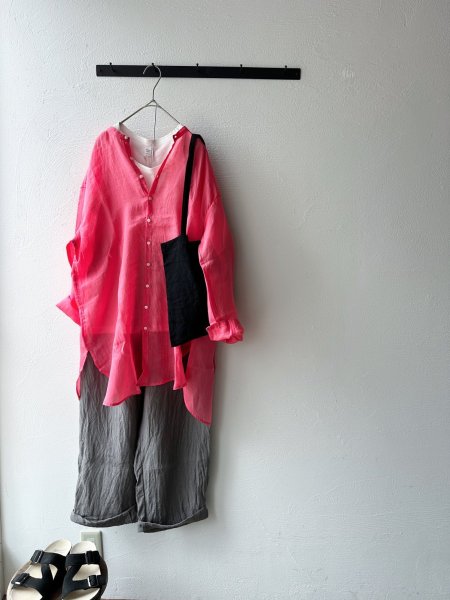 画像2: grin ラミーローン ロングシャツ【クリックポスト(185円)発送可能】 (2)