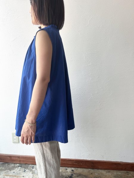 画像8: grin キャンブリックフリルノースリシャツ【クリックポスト（185円）発送可能】 (8)