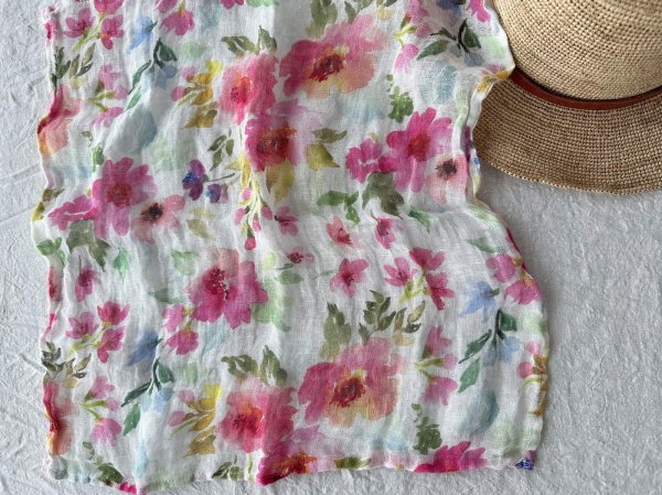 画像10: Lino e Lina リネンのハンカチ【3枚までクリックポスト可】 (10)