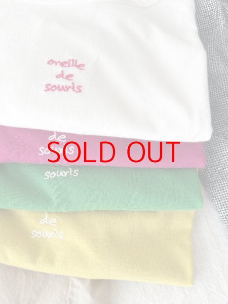 画像7: *sale40%off* nouvelles du paradis トロワ天竺 フレンチロゴTシャツ【クリックポスト（185円）発送可能】 (7)