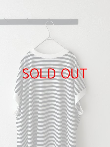 画像6: nouvelles du paradis トロワ天竺フレンチワイドボーダーTシャツ (6)