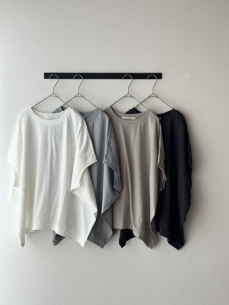 画像1: harmonie -Organic Cotton- 天竺 切り替え ビッグ プルオーバー【クリックポスト発送可】 (1)