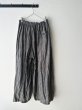 画像6: Vlas Blomme 40/1 Linen Stripe カーブパンツ (6)