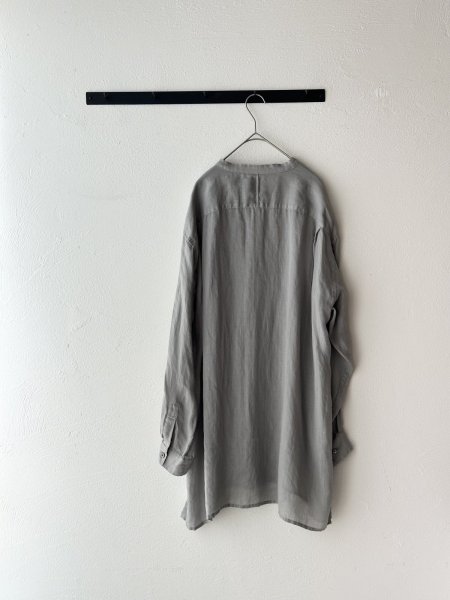 画像10: 【n.VB】120/1 Ramie Twill LONG SHIRT (10)