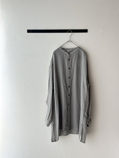 画像6: 【n.VB】120/1 Ramie Twill LONG SHIRT (6)