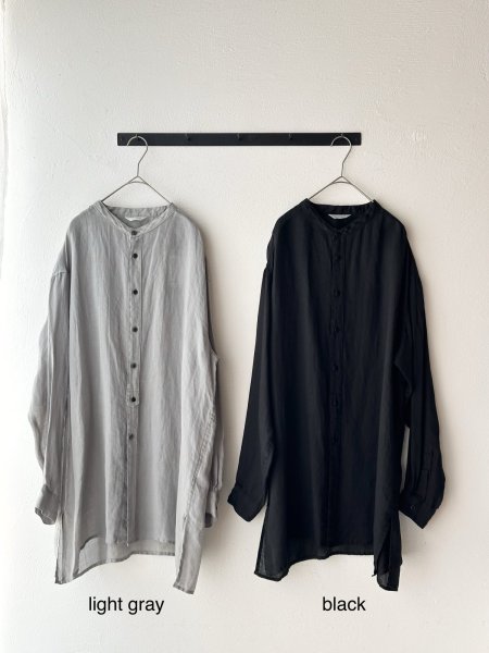 画像5: 【n.VB】120/1 Ramie Twill LONG SHIRT (5)