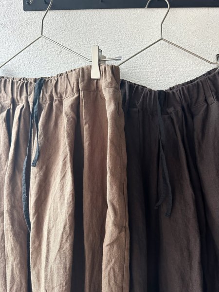 画像6: Luminaes コルトレイクリネン タックボリュームPT (6)