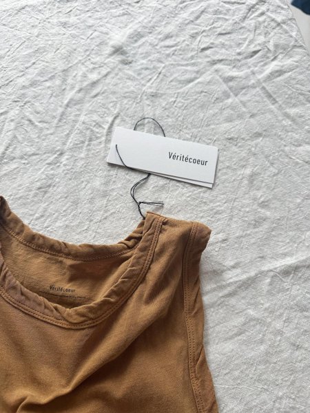 画像5: 【再入荷】Veritecoeu 強撚天竺タンクトップ 【クリックポスト（185円）発送可能】 (5)