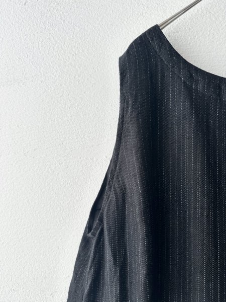 画像2: Vlas Blomme Centenaire 7 stripe ノースリーブドレス (2)