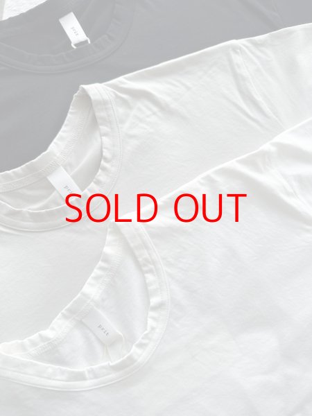 画像2: prit 70/2コンパクト天竺 クルーネックTシャツ 【クリックポスト（185円）発送可能】 (2)