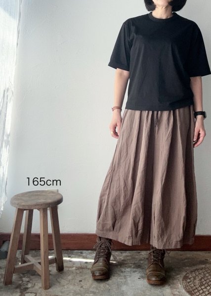 画像3: prit 70/2コンパクト天竺 クルーネックTシャツ (3)