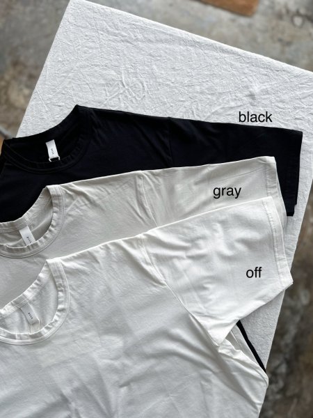 画像7: prit 70/2コンパクト天竺 クルーネックTシャツ (7)