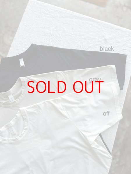 画像7: prit 70/2コンパクト天竺 クルーネックTシャツ 【クリックポスト（185円）発送可能】 (7)