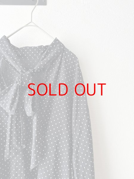 画像6: Véritécoeur ドットタイカラーブラウス (6)