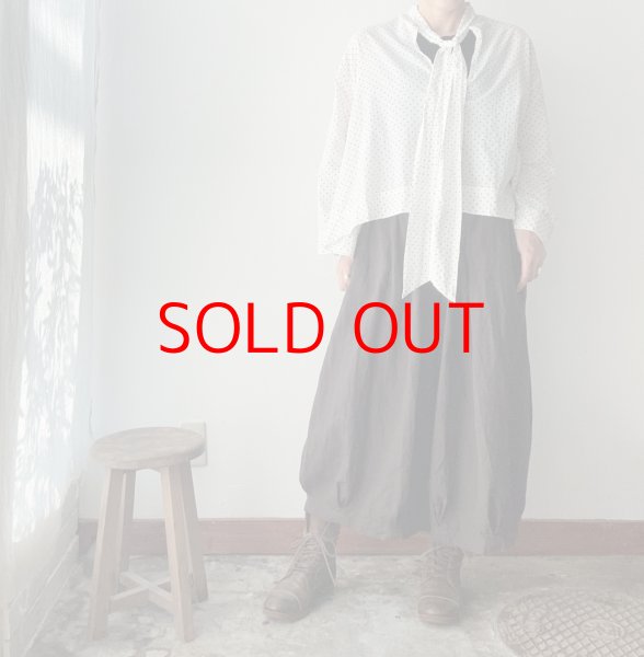 画像10: Véritécoeur ドットタイカラーブラウス (10)