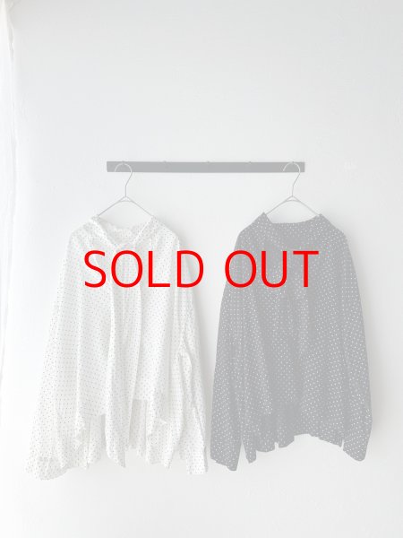 画像2: Véritécoeur ドットタイカラーブラウス (2)