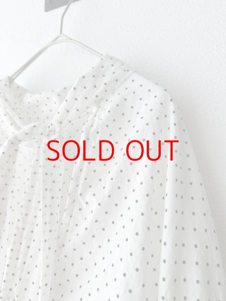画像4: Véritécoeur ドットタイカラーブラウス (4)