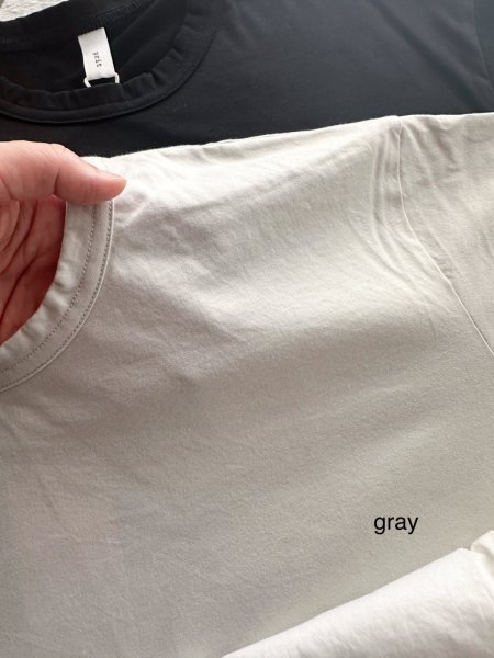 画像6: prit 70/2コンパクト天竺 クルーネックTシャツ (6)