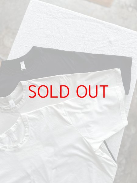 画像1: prit 70/2コンパクト天竺 クルーネックTシャツ 【クリックポスト（185円）発送可能】 (1)