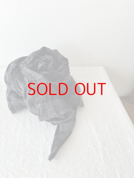 画像7: Véritécoeur Checked Gauze Stole (7)