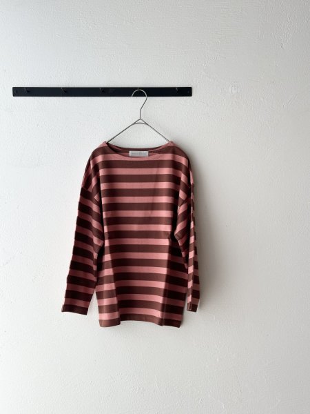 画像6: nouvelles du paradis ヴァン天竺ボーダー 8分袖プルオーバー (6)