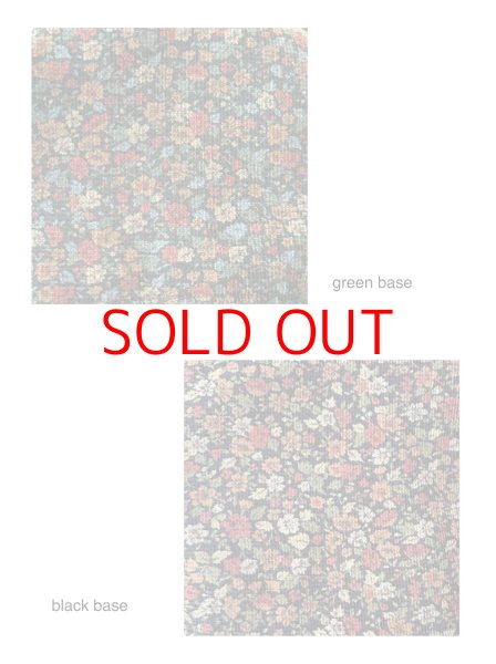 画像9: *sale30%off* prit 40/1キャラメルコール小花プリント スタンドカラーシャツ (9)