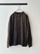 画像3: prit 40/1キャラメルコール小花プリント スタンドカラーシャツ (3)