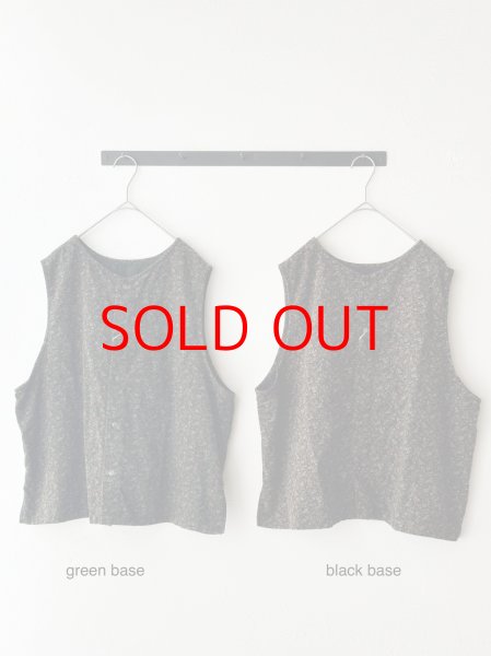 画像16: prit 40/1キャラメルコール小花プリント 2wayベスト 【クリックポスト（185円）発送可能】 (16)