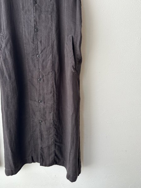 画像4: prit フレンチリネン ドビークロス ロングジレ (4)