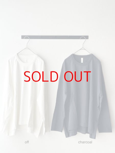 画像2: prit 40/2天竺 クルーネックビッグプルオーバー (2)