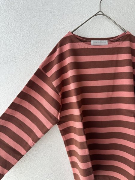 画像9: nouvelles du paradis ヴァン天竺ボーダー 8分袖プルオーバー (9)