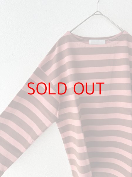 画像9: *sale30%off* nouvelles du paradis ヴァン天竺ボーダー　8分袖プルオーバー (9)