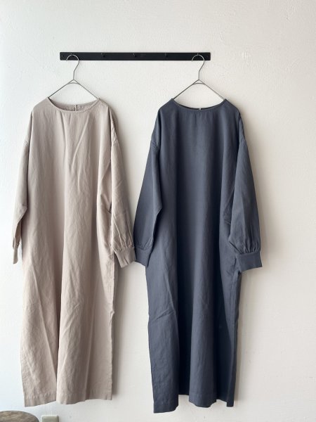 画像1: *sale30%off* prit 60/1アンカットコール近江晒加工 ワンピース (1)