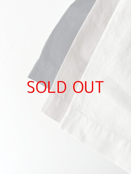 画像14: prit 60/1アンカットコール近江晒加工 2wayギャザースモック (14)