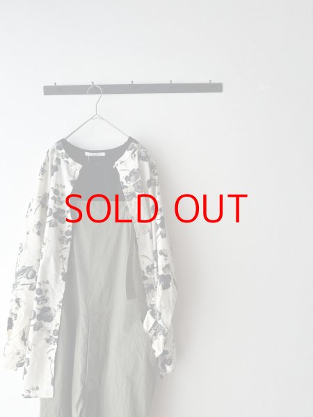 画像2: prit タイプライターフラワープリント ２wayシャツ (2)