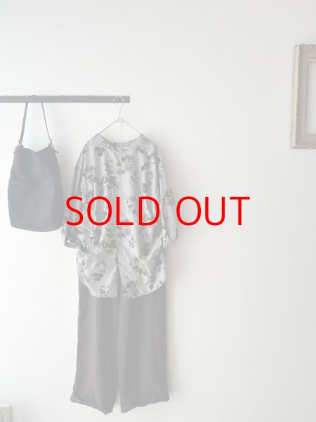 画像6: prit タイプライターフラワープリント ２wayシャツ (6)