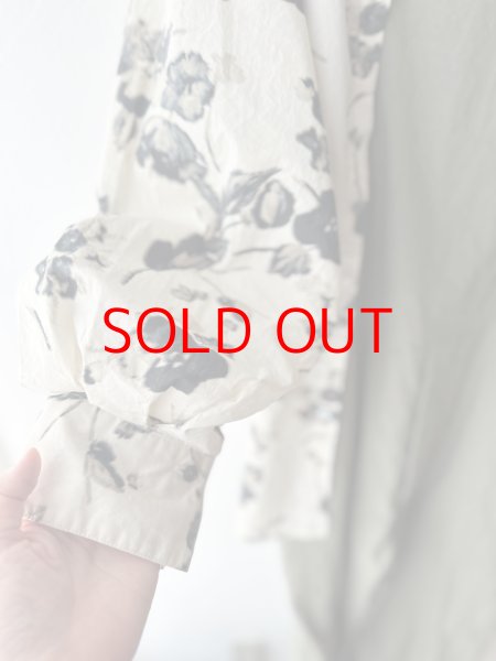 画像4: prit タイプライターフラワープリント ２wayシャツ (4)