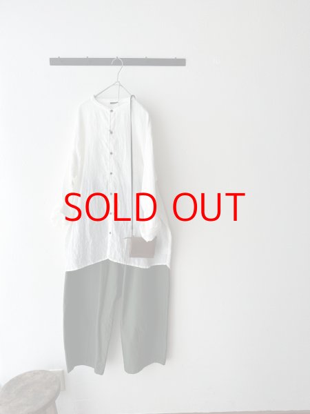 画像2: prit バックサテン 裾ダーツベイカーパンツ  (2)