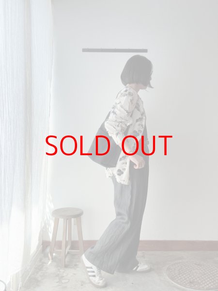 画像8: prit タイプライターフラワープリント ２wayシャツ (8)