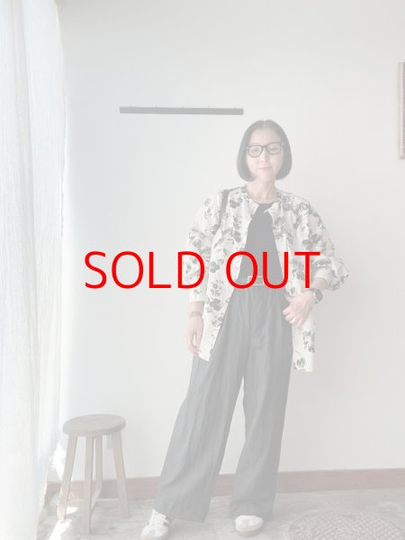 画像7: prit タイプライターフラワープリント ２wayシャツ (7)